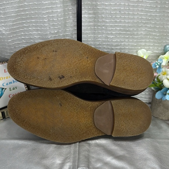 (P5) Nobrand EMERGE 3 TAUPE black leather boots, men's size 43/9 USA - Picture 13 of 16